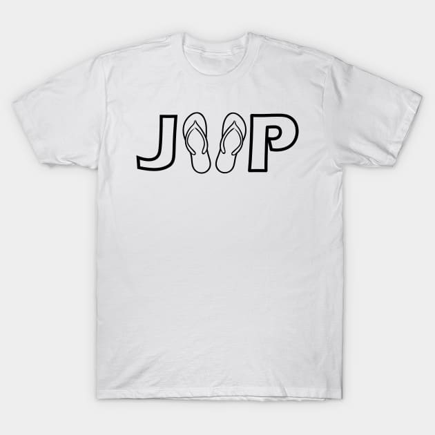 Jeep Flip Flops T-Shirt by KC Happy Shop